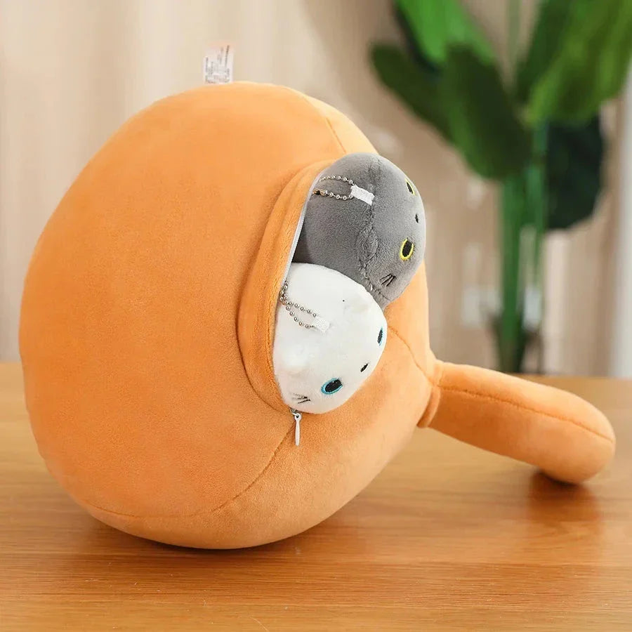 Adorable Chunky Cat Plushies Featuring Cute Kittens