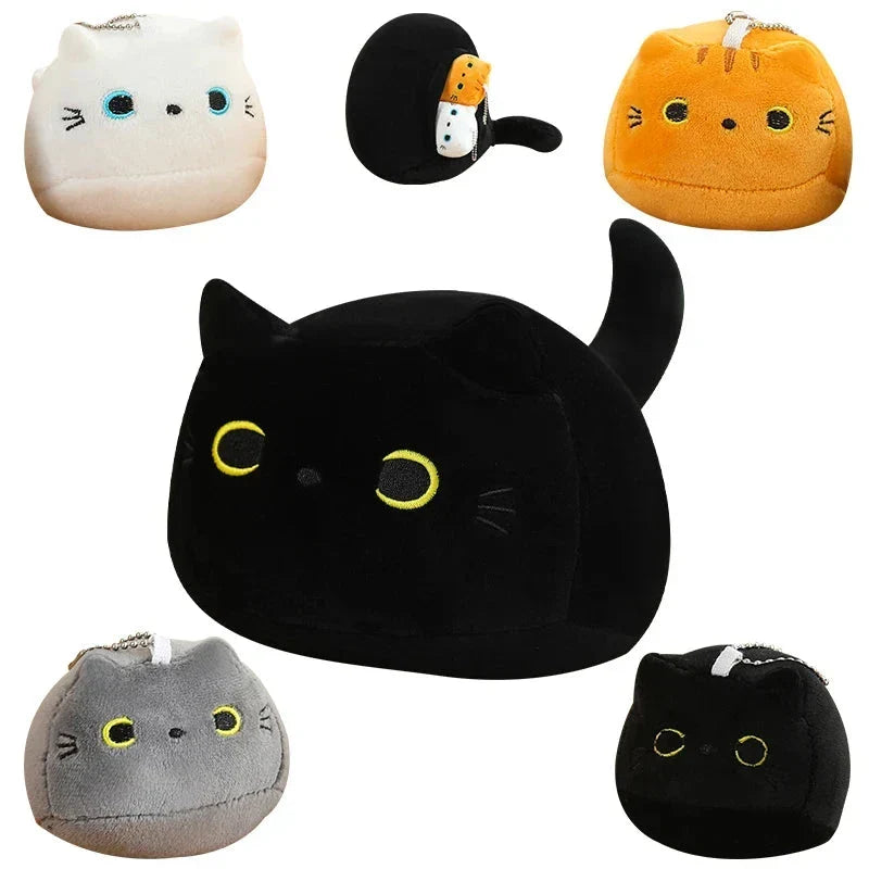 Adorable Chunky Cat Plushies Featuring Cute Kittens