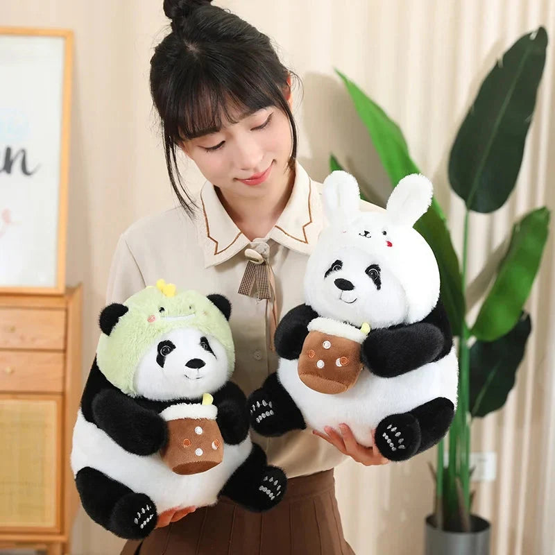 Adorable Chunky Panda Plushie Collection