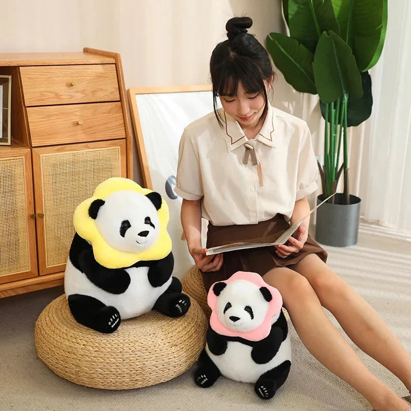 Adorable Chunky Panda Plushie Collection
