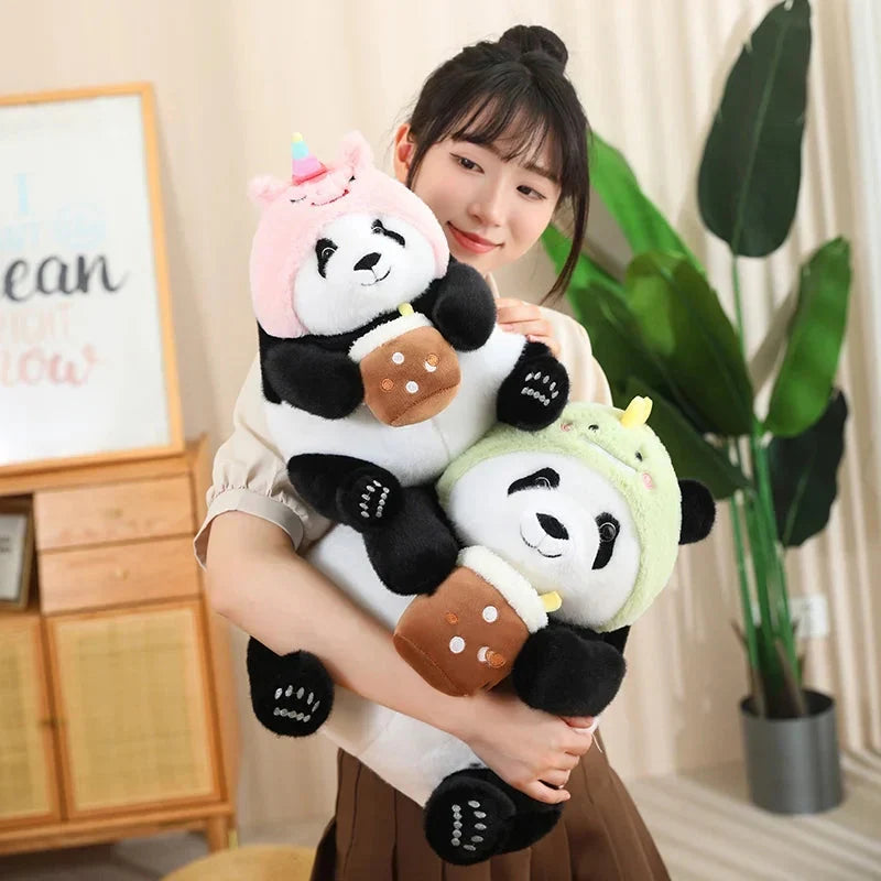 Adorable Chunky Panda Plushie Collection