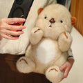 Adorable Fluffy Blushing Otter Stuffed Animal