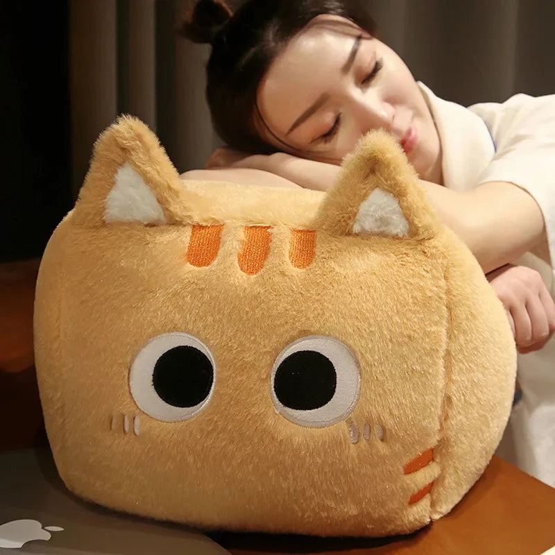 Kawaii Fluffy Cube Cat Plushie Collection