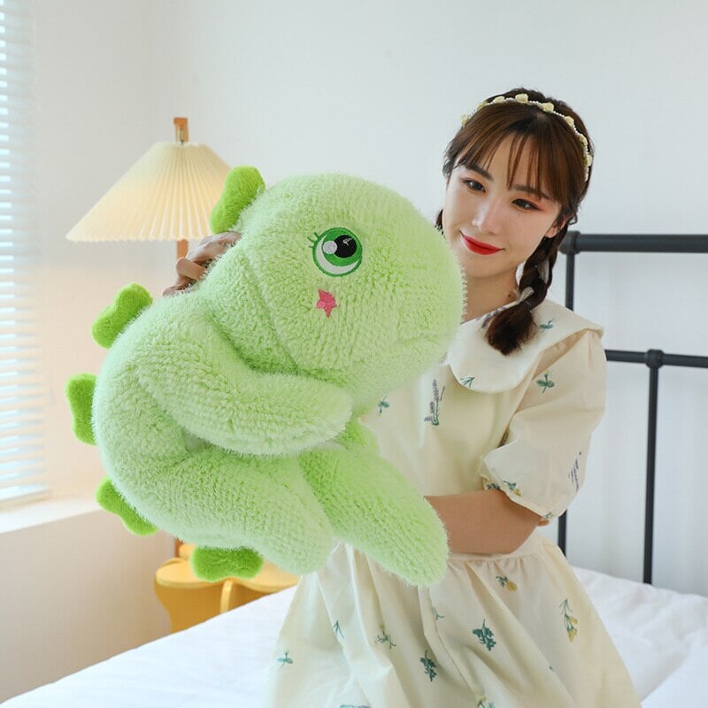 Adorable Fluffy Stegosaurus Dinosaur Plush Toys