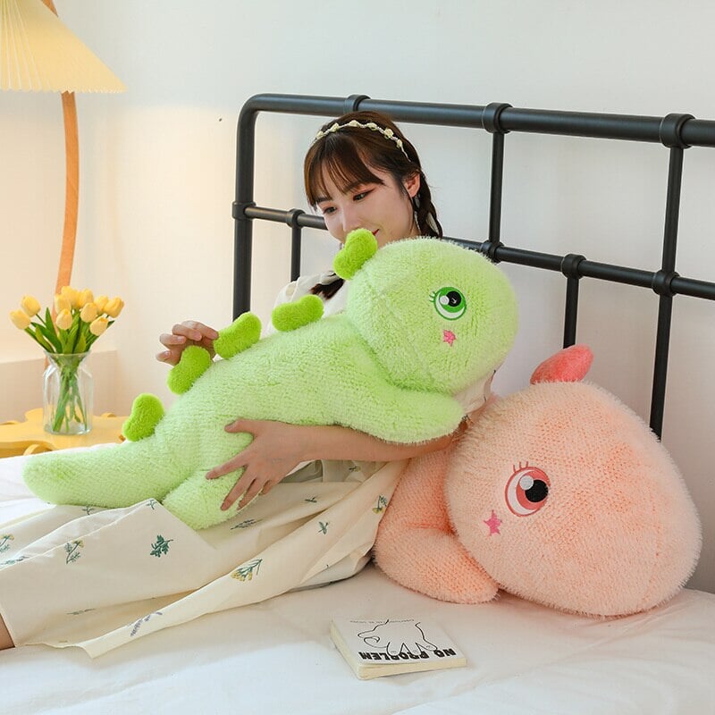 Adorable Fluffy Stegosaurus Dinosaur Plush Toys
