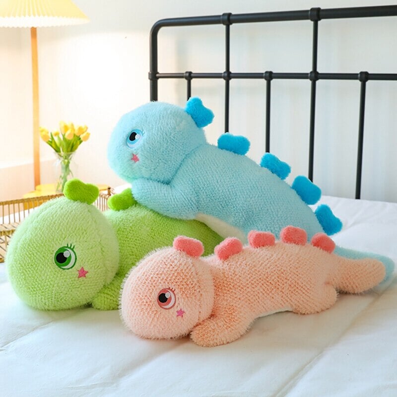 Adorable Fluffy Stegosaurus Dinosaur Plush Toys