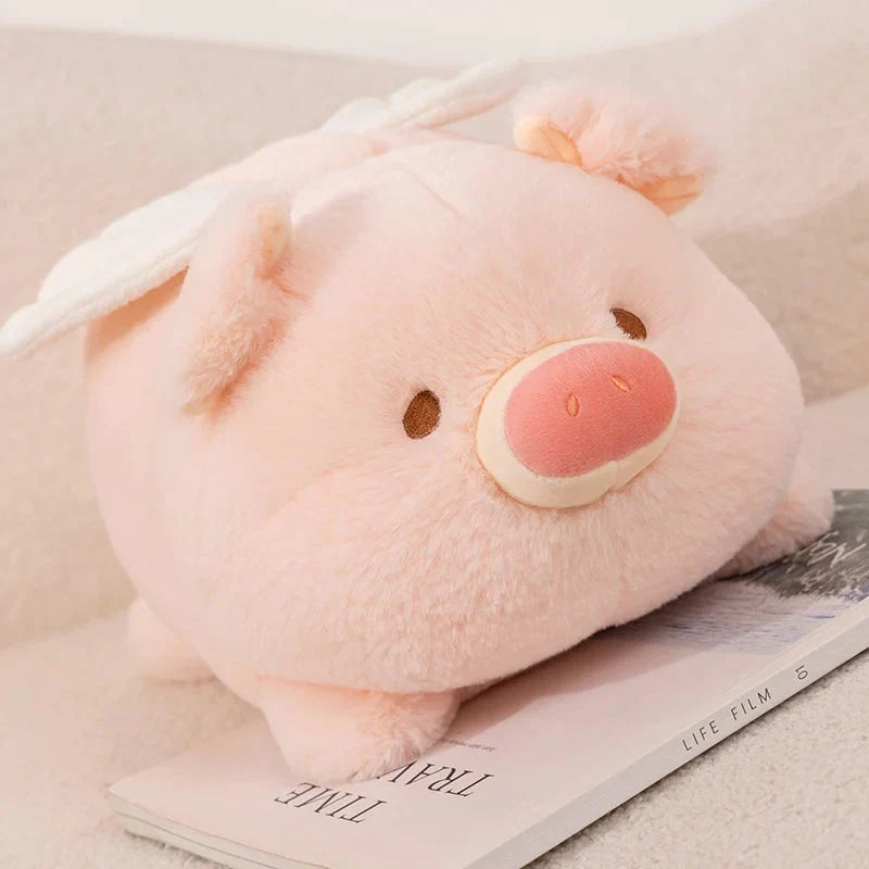 Kawaii Flying Angel Pig Plush