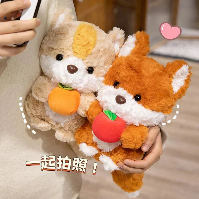 Adorable Kawaii Fox and Squirrel Chibi Plush Toys