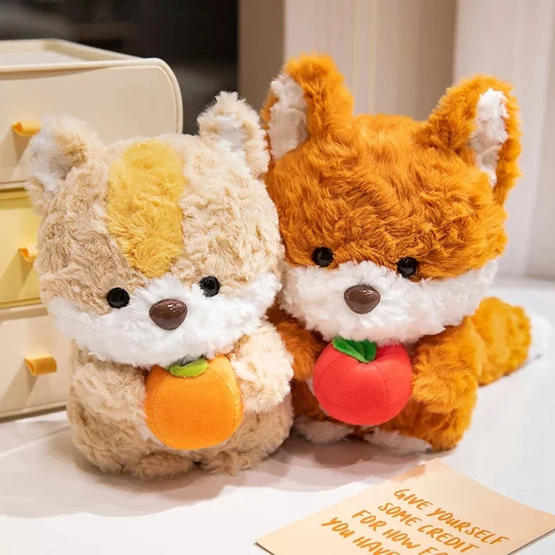 Adorable Kawaii Fox and Squirrel Chibi Plushies for Cuddly Companionship!