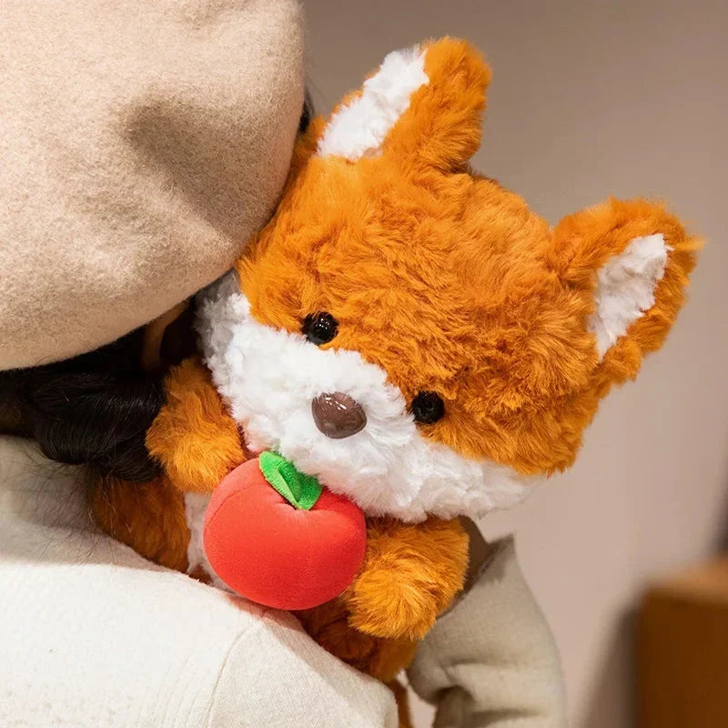 Adorable Kawaii Fox and Squirrel Chibi Plush Toys