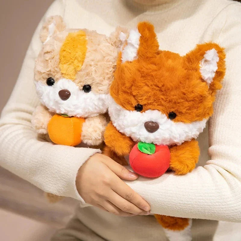 Adorable Kawaii Fox and Squirrel Chibi Plushies for Cuddly Companionship!