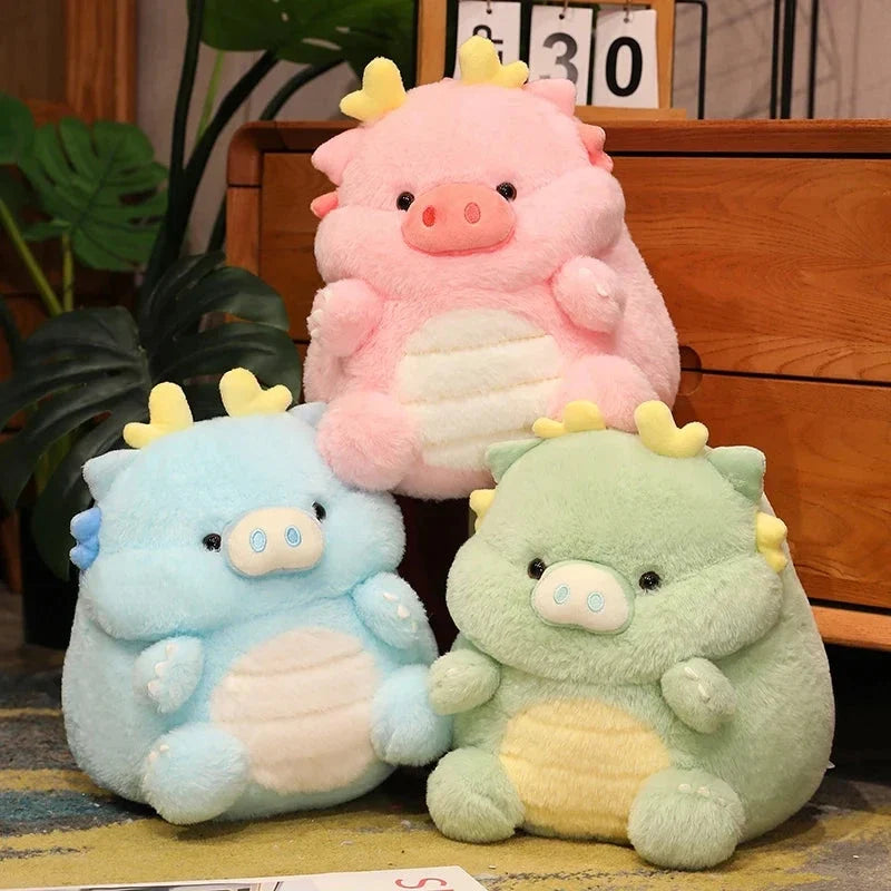Kawaii Funny Pig Dragon Plush