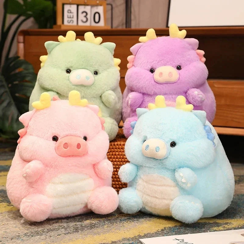Kawaii Funny Pig Dragon Plush