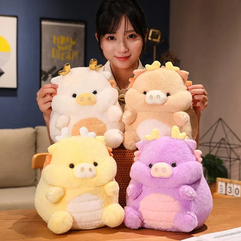 Kawaii Funny Pig Dragon Plush