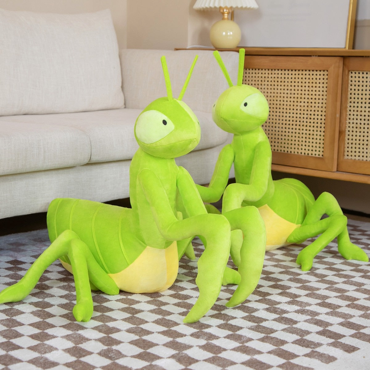Kawaii Green Praying Mantis Plushie