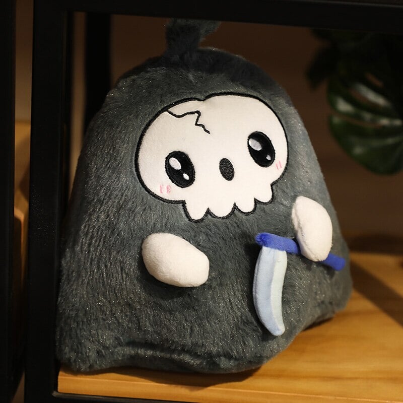 Kawaii Grim Reaper & Ghost Halloween Plushies