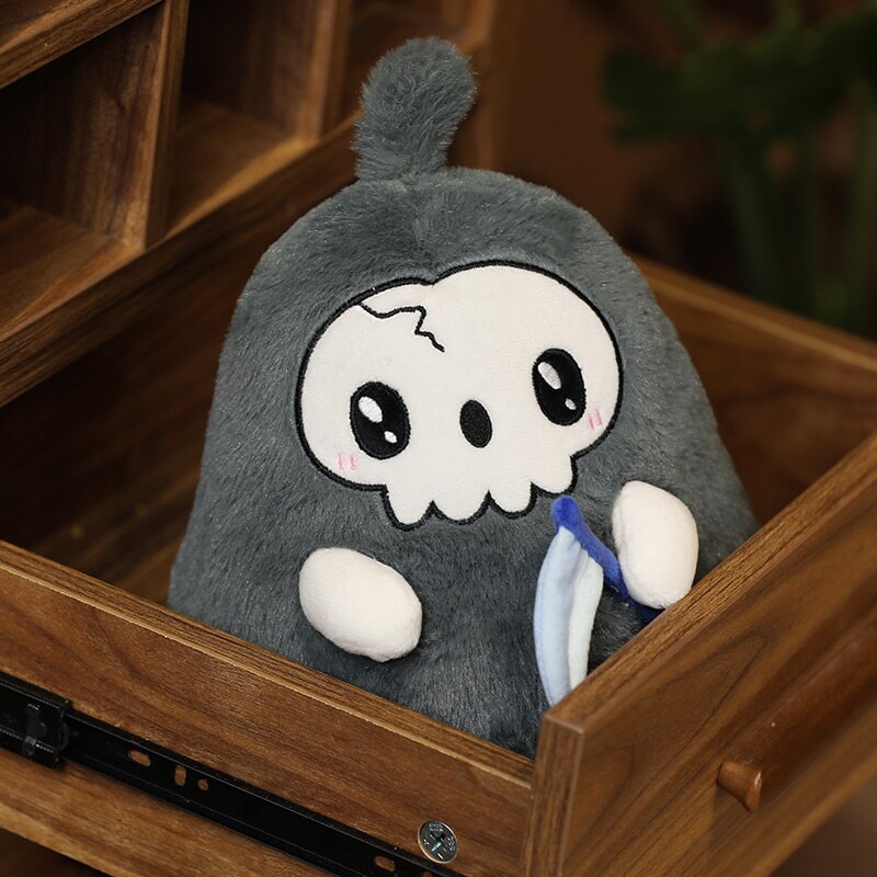 Kawaii Grim Reaper & Ghost Halloween Plushies