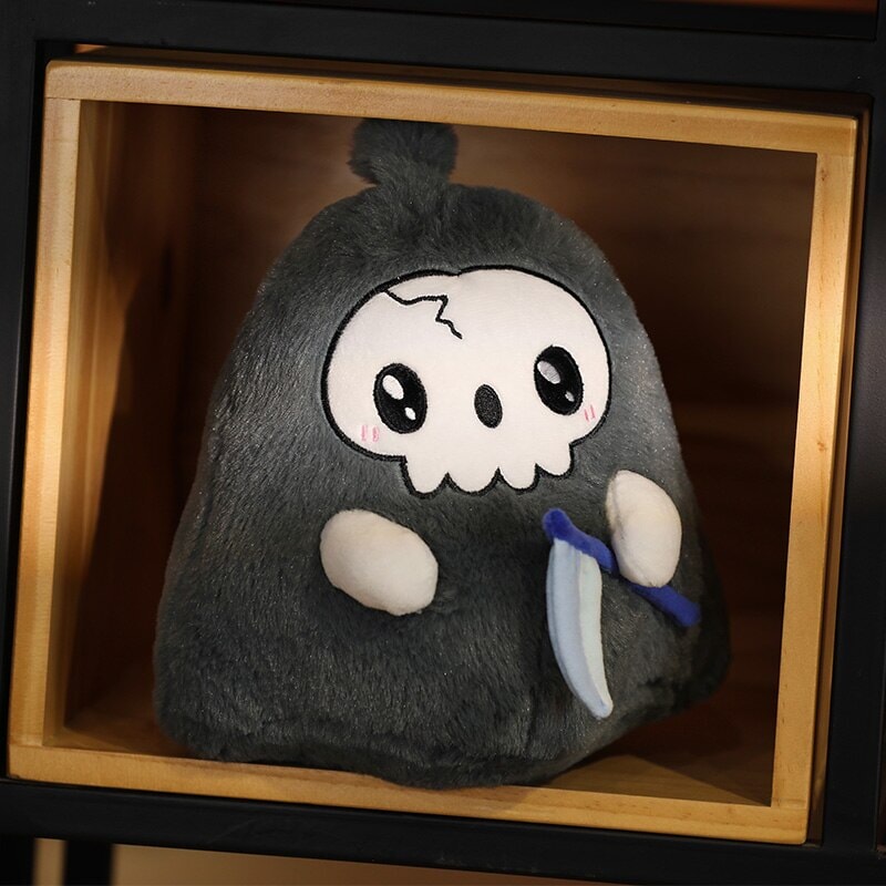 Kawaii Grim Reaper & Ghost Halloween Plushies