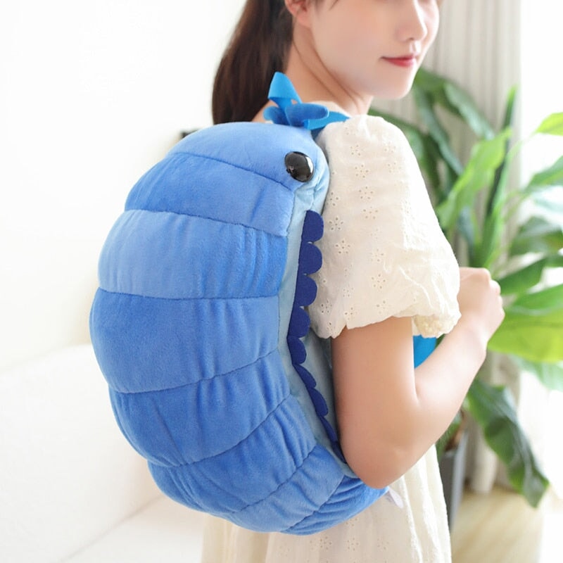 Kawaii Isopod Plush Backpack