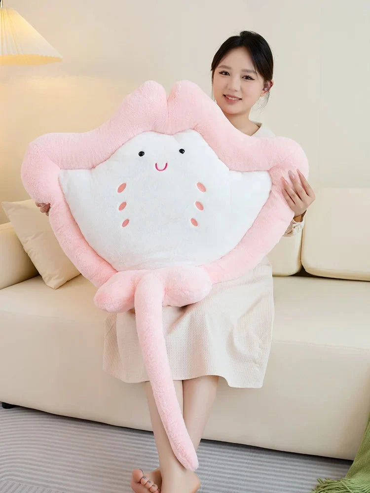 Kawaii Pastel Fluffy Stingray Plushies