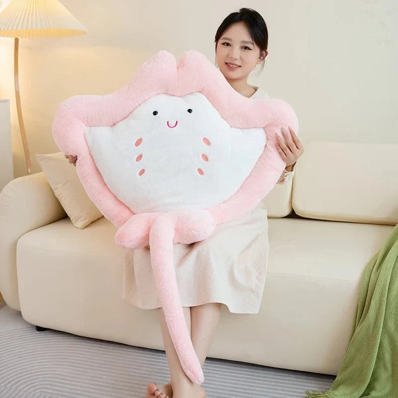 Kawaii Pastel Fluffy Stingray Plushies