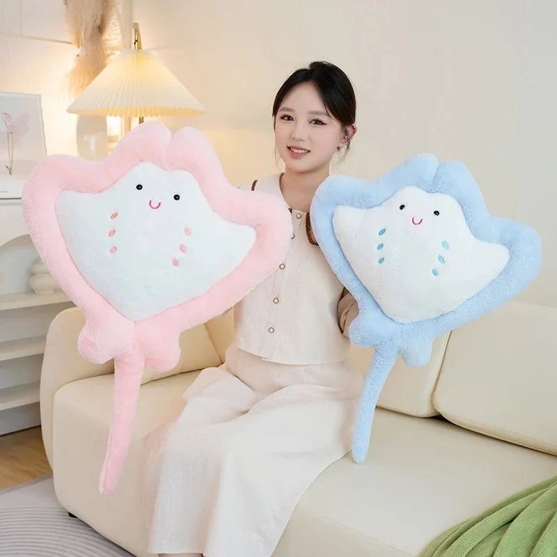 Kawaii Pastel Fluffy Stingray Plushies
