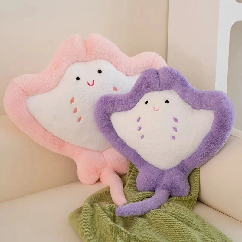 Kawaii Pastel Fluffy Stingray Plushies