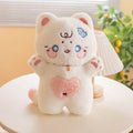 Adorable Starry Fluffy Cat Heart Plushies