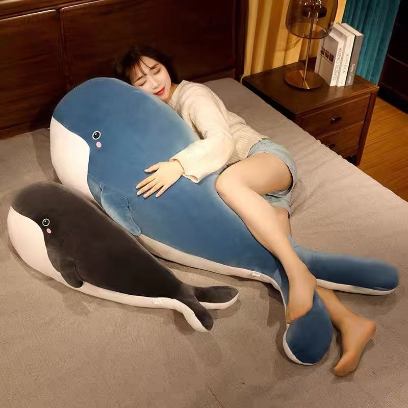 Blue Giant Kawaii Whale Plushie