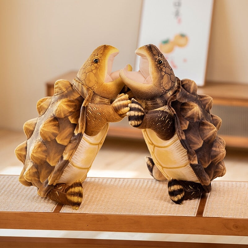 Giant Realistic Snapping Turtle Plush Toy