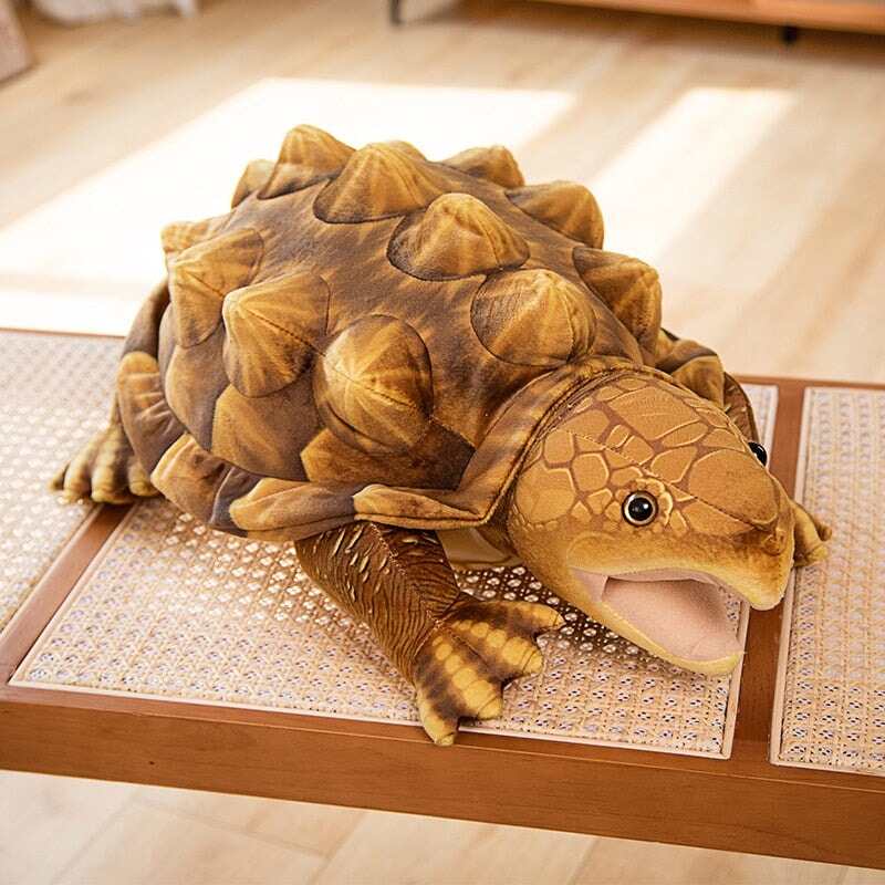 Giant Realistic Snapping Turtle Plush Toy