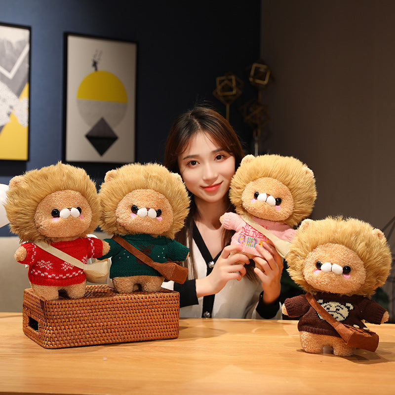 Cuddly Leo the Little Lion Mascot Plushie Collection