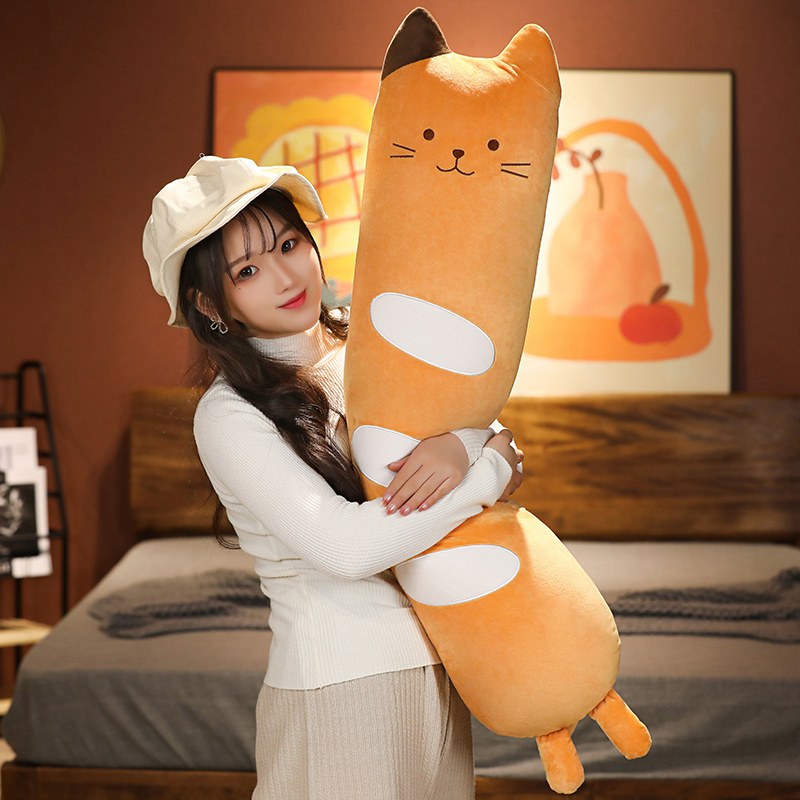 Long Baguette Cute Cat Bread Plushie