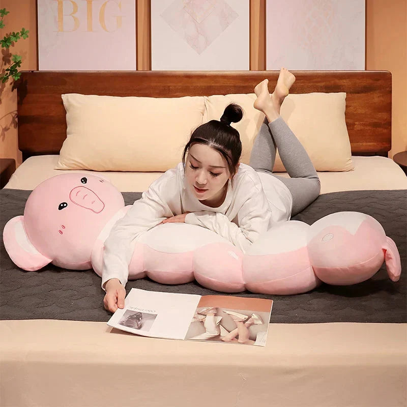 Adorable Long Caterpillar Cat, Koala, and Elephant Plush Toy Collection