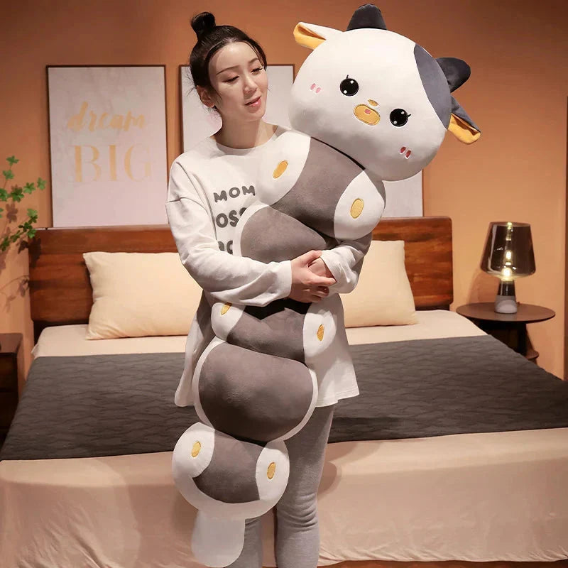 Adorable Long Caterpillar Cat, Koala, and Elephant Plush Toy Collection
