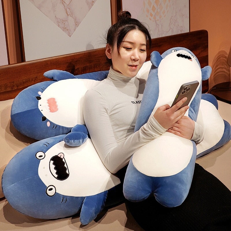 Adorable Long Shark Plushie - Perfect for Cuddles and Surprises! | NEW