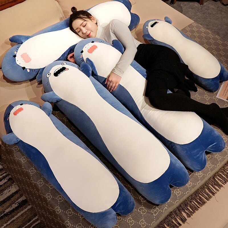 Adorable Long Shark Plushie - Perfect for Cuddles and Surprises! | NEW