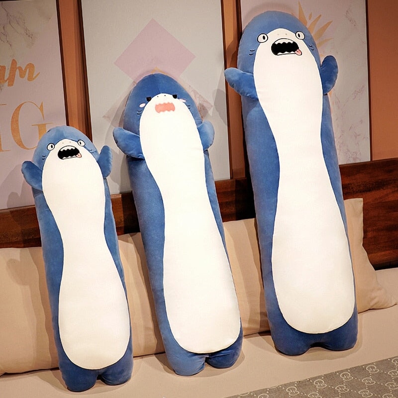 Adorable Long Shark Plushie - Perfect for Cuddles and Surprises! | NEW