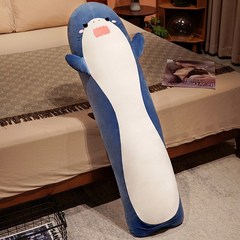 Adorable Long Shark Plushie - Perfect for Cuddles and Surprises! | NEW