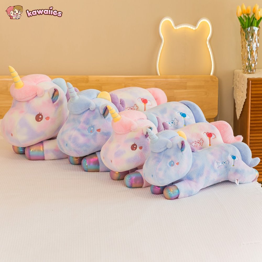 Adorable Long Galaxy Unicorn Stuffed Animals