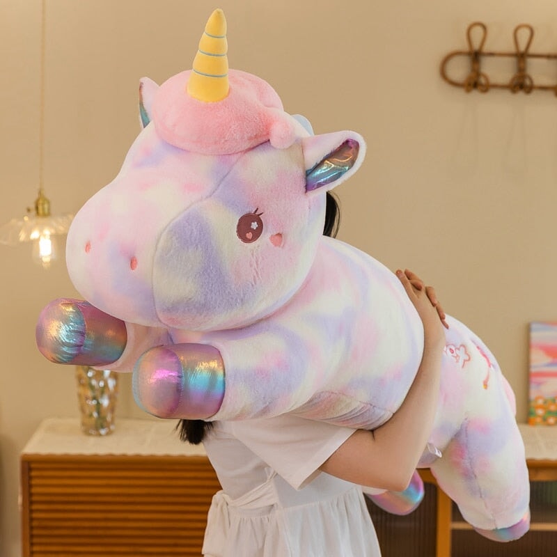 Adorable Extra-Long Galaxy Unicorn Plush Toys