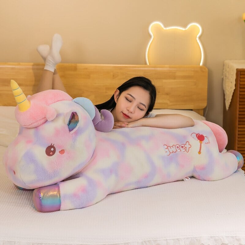 Adorable Long Galaxy Unicorn Stuffed Animals