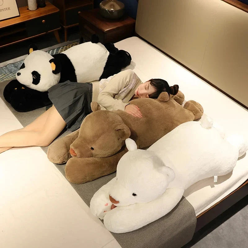 Long Giant Cuddly Teddy Bear Panda Polar Bear Plushies