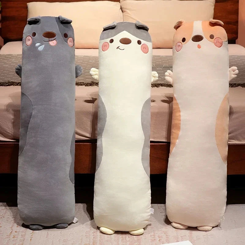 Long Kawaii Snuggly Dog Plushies