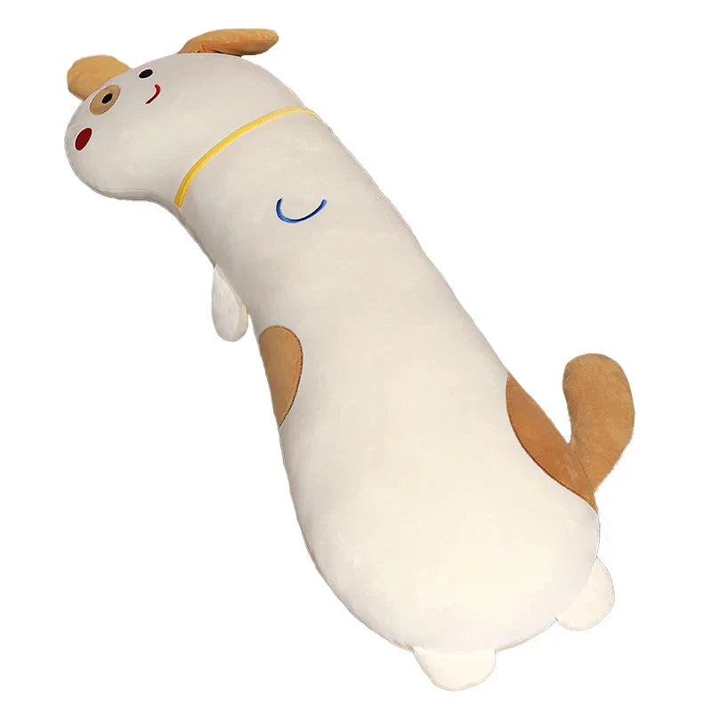 Delightful Long Pancake Dino Dog Crocodile Giraffe Plush Pillow