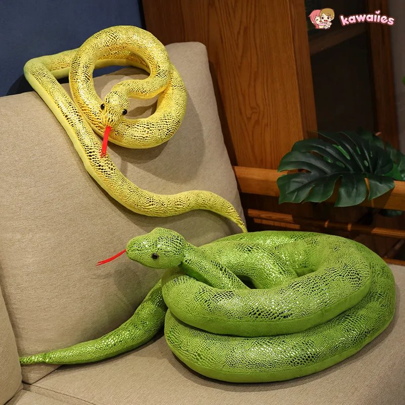 Long Shiny Snake Plushies