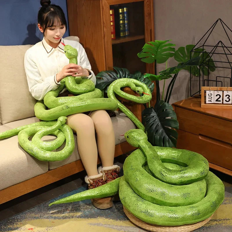 Long Shiny Snake Plushies