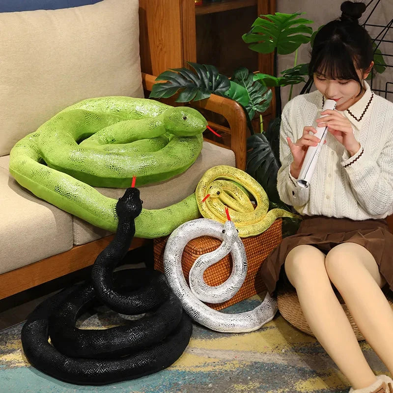 Long Shiny Snake Plushies