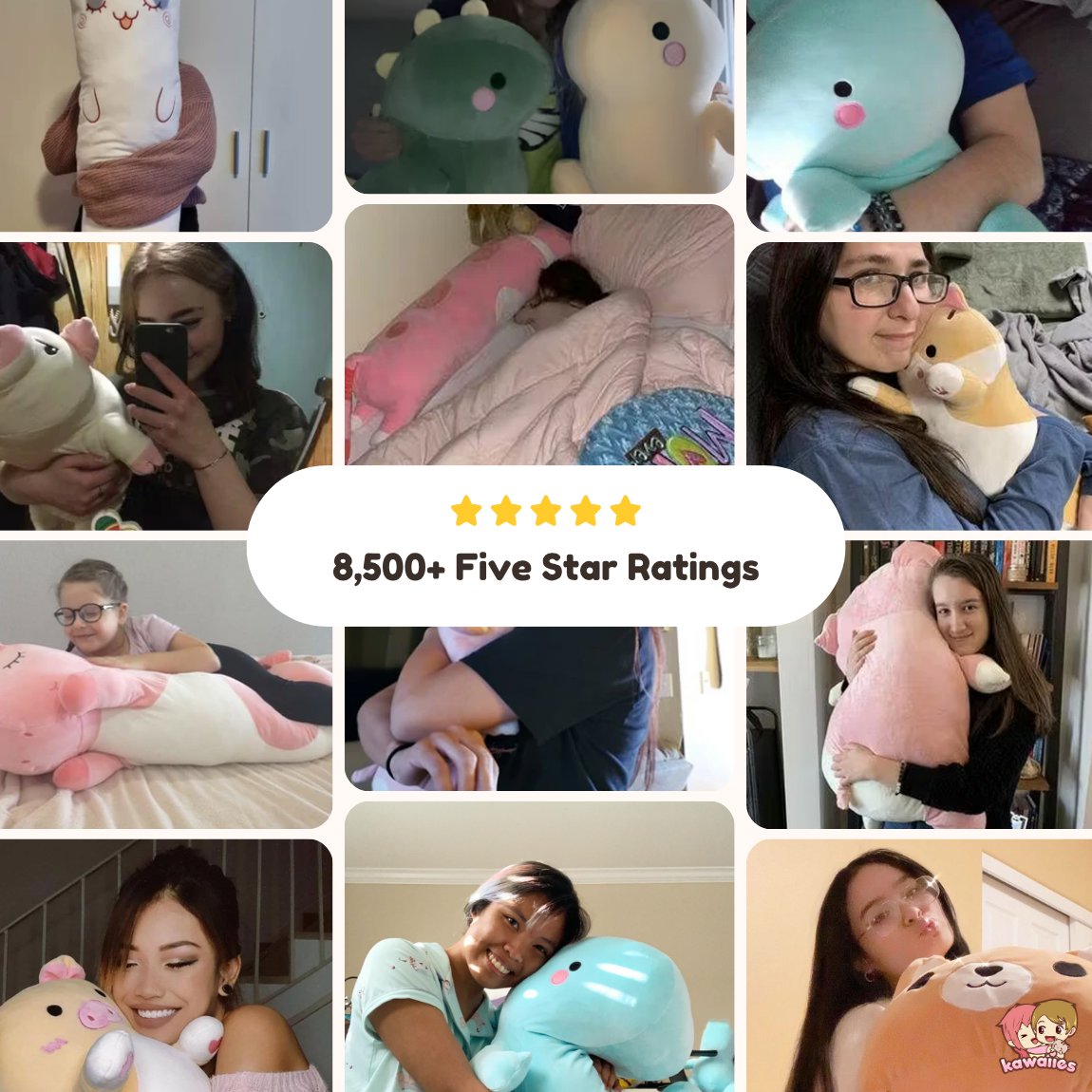 Giant Fluffy Dragon Plushie Collection