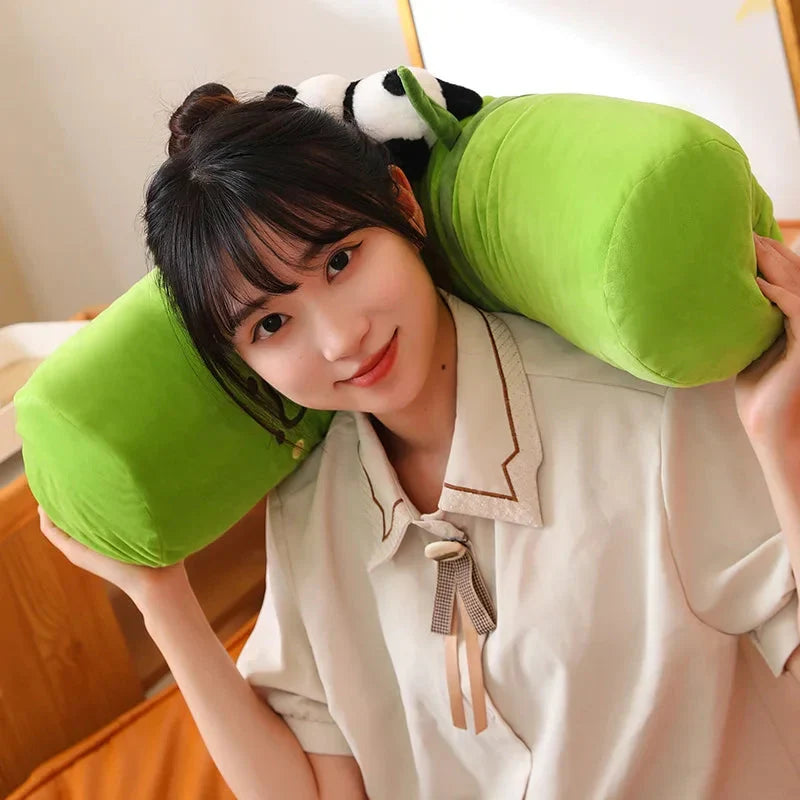 Adorable Long Snuggly Bamboo Panda Plush Toy